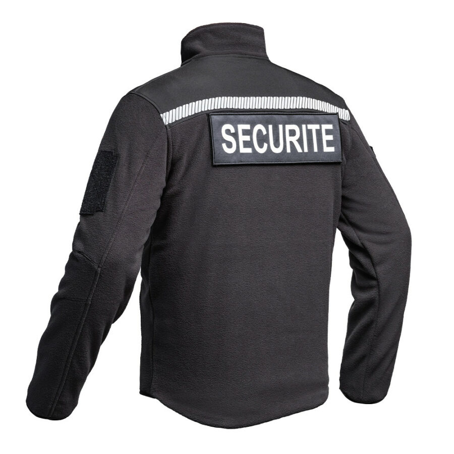 Veste Polaire SÉCU-ONE HV-TAPE Sécurité noir – Image 4